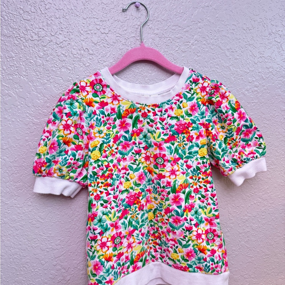 Janie and Jack Floral Sweatshirt - Multicolor